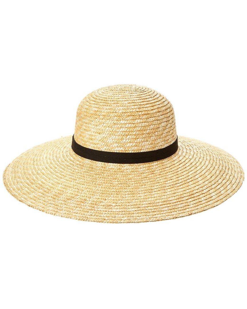 Bruno Magli Wide Brim Sun Hat in Natural | Lyst