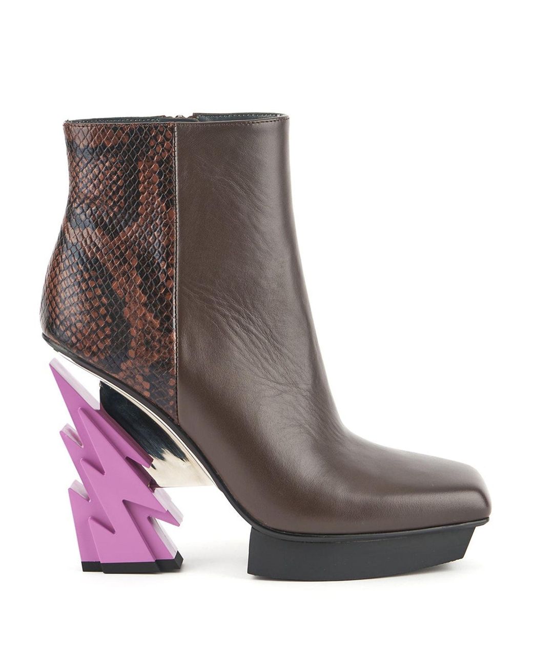United Nude Brown Glam Square Boot