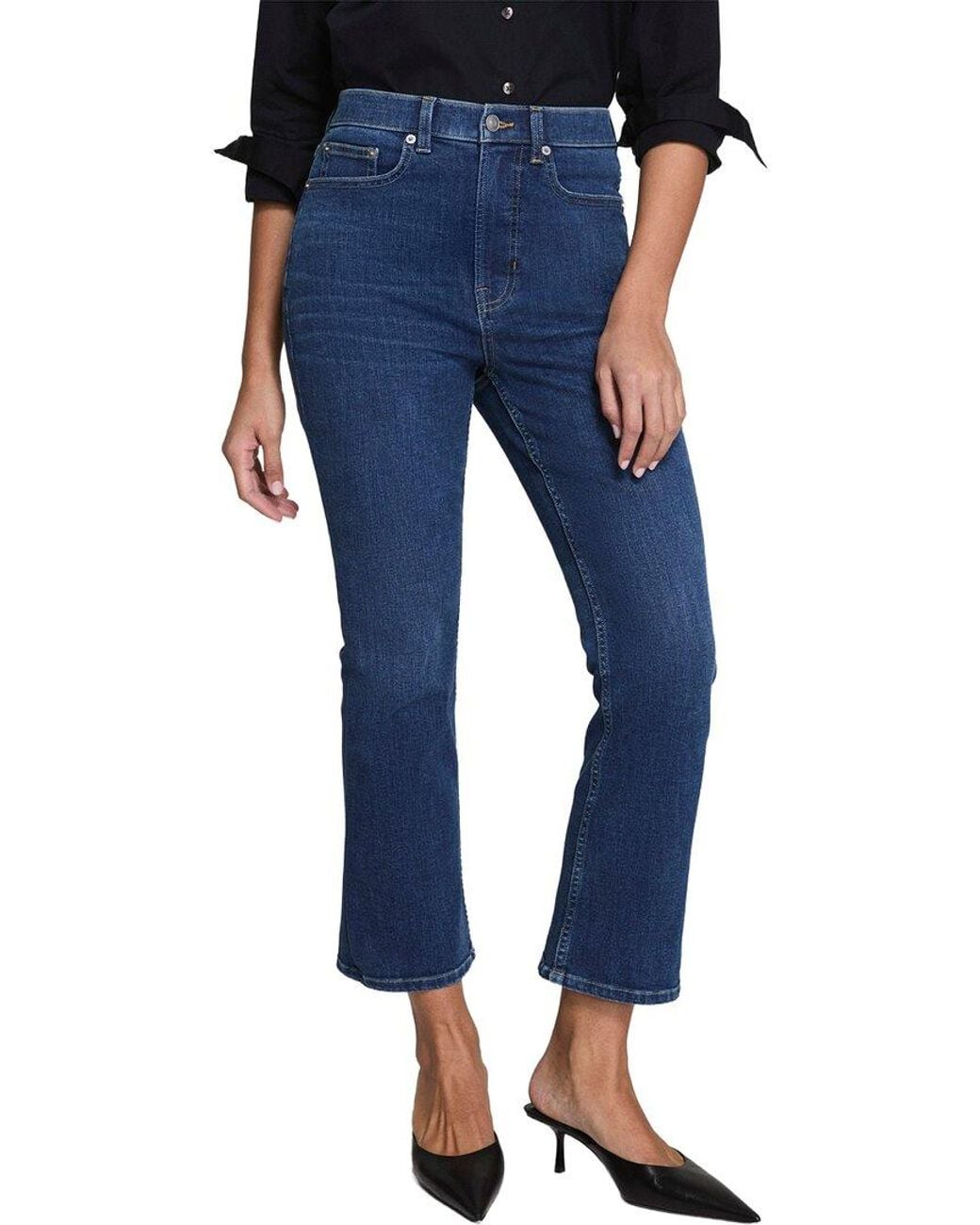 Spanx Blue Kick Flare Jeans