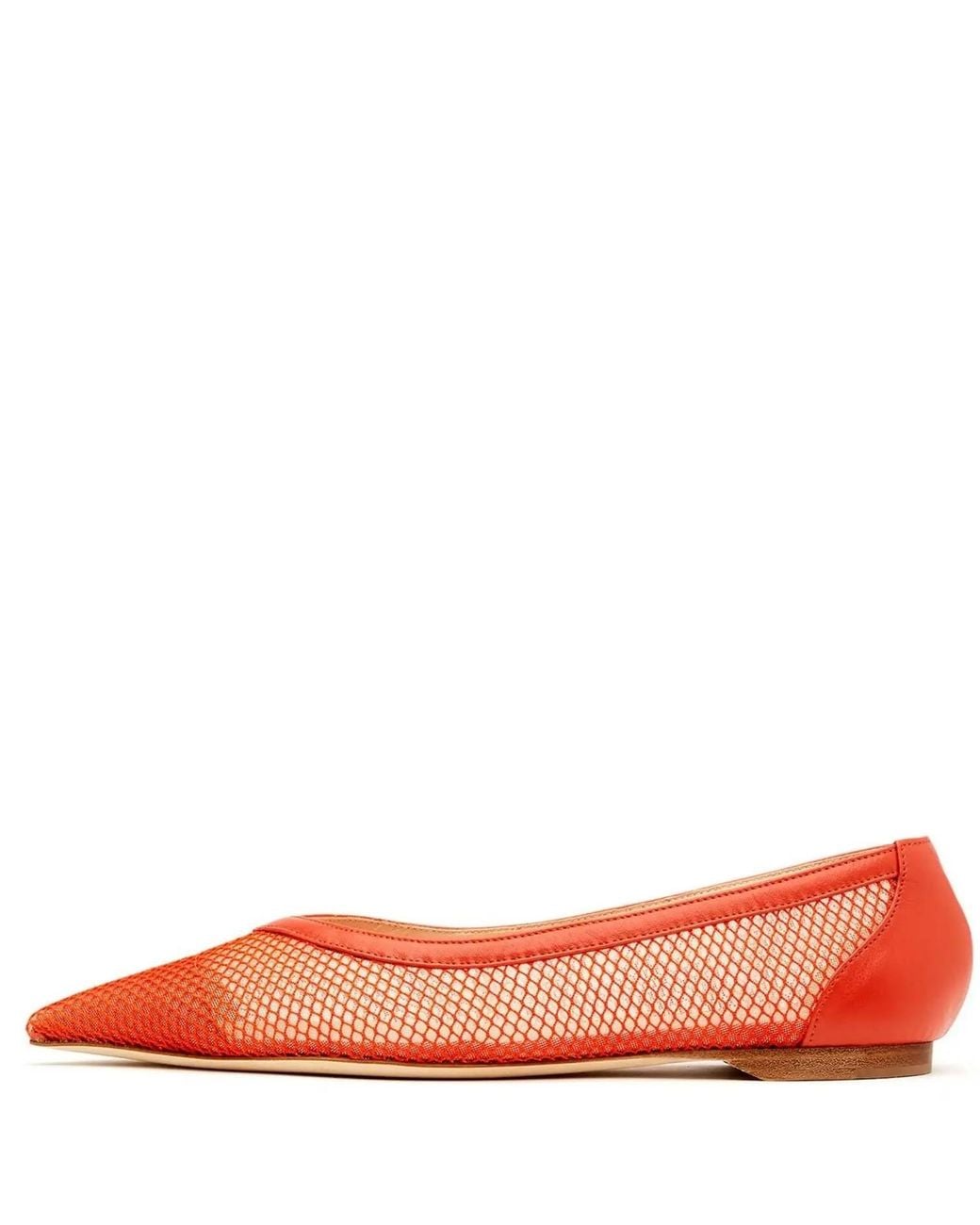 Rupert Sanderson Pink Galilee Pointed Toe Flat