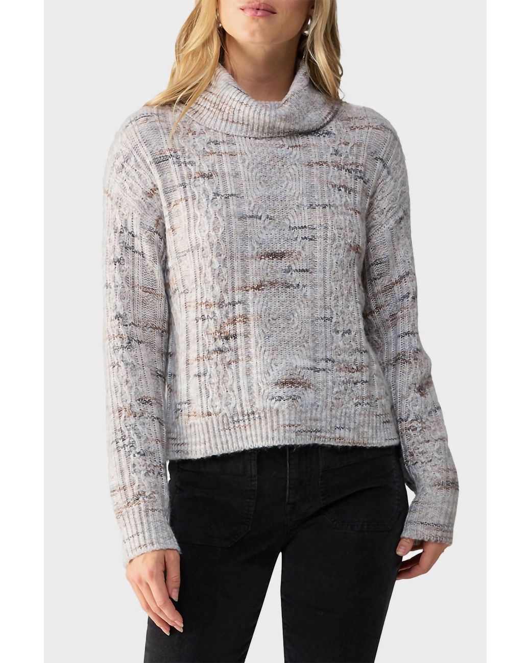 Sanctuary Gray Cozy Mornings Pullover