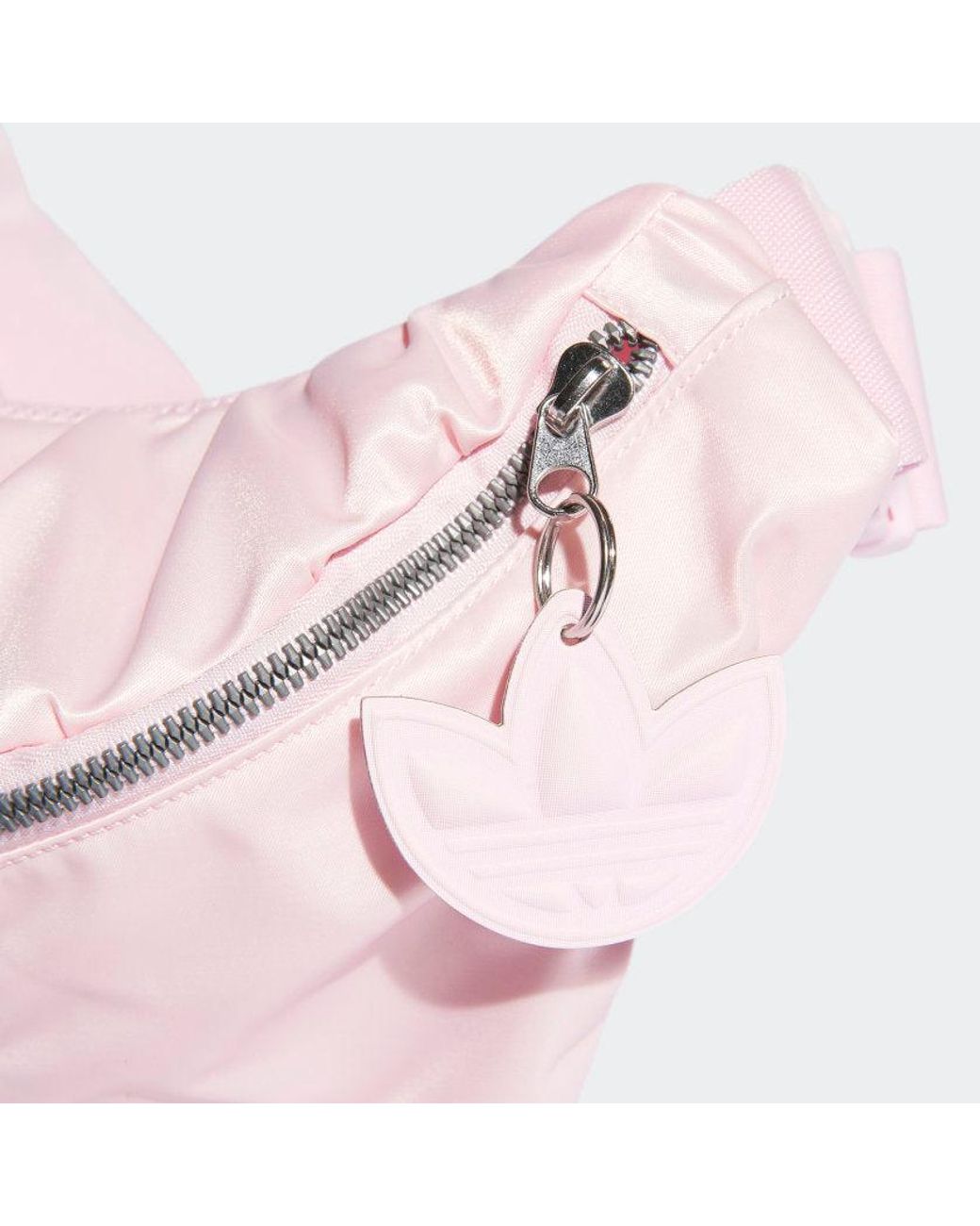 adidas Satin Waist Bag in Pink | Lyst
