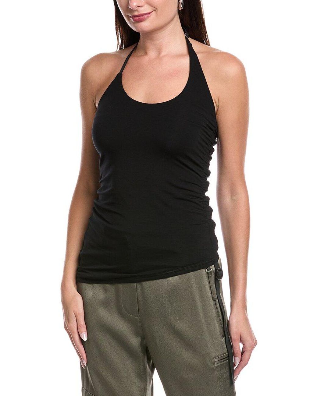 Helmut Lang Black Wind Harness Top