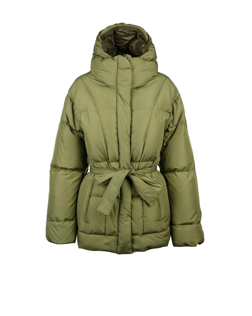 Bacon Green Polyester Oaks 75 Down Jacket