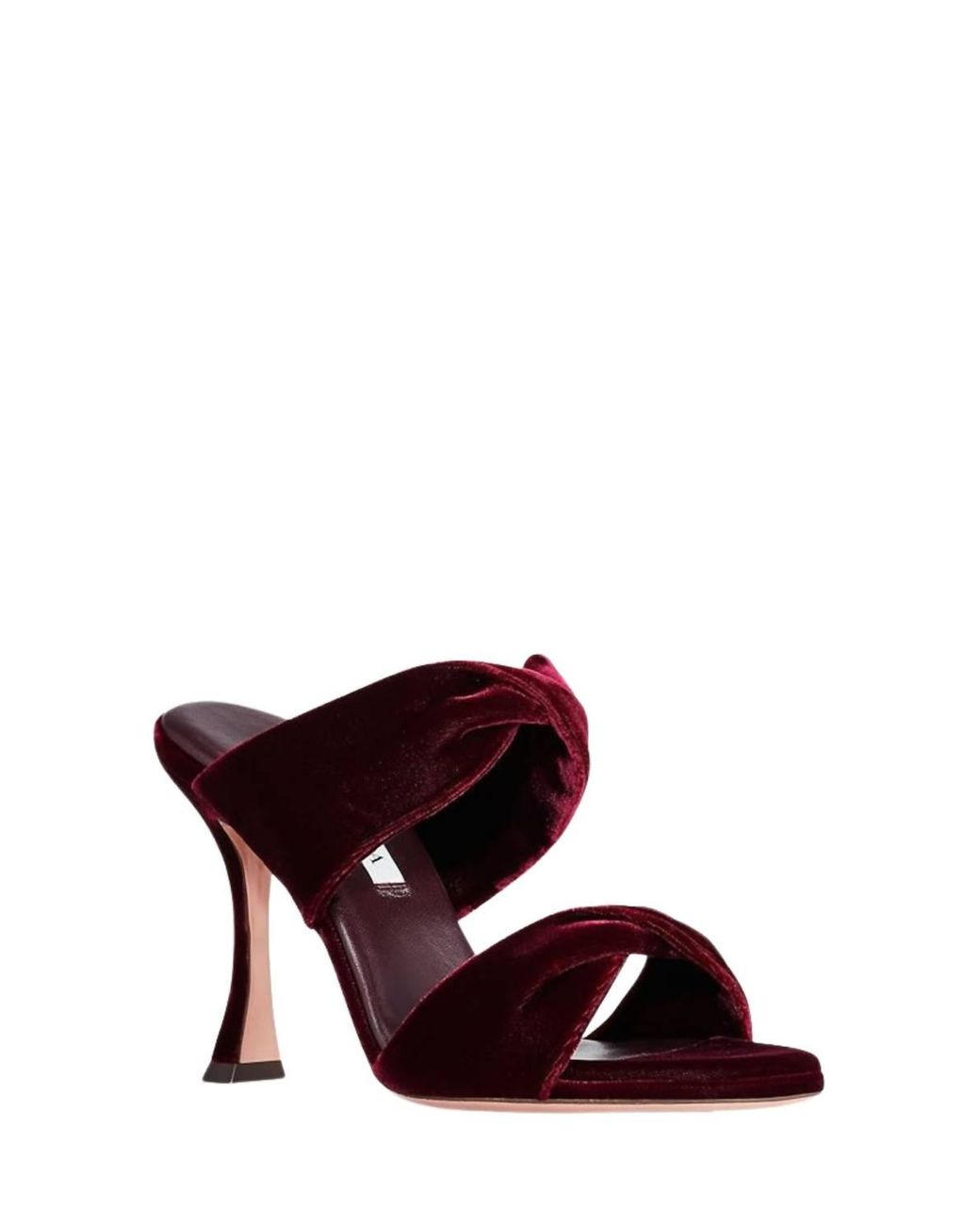 【Aquazzura】 Twistレザーサンダル Twist Sandal 95 BLACK Aquazzura@ Official