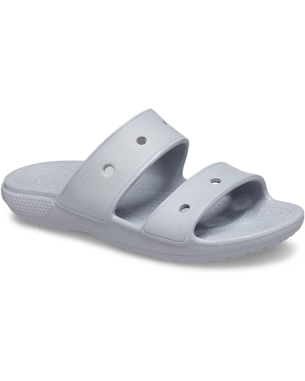 CROCSTM Black Classic Two-Strap Slide Sandals