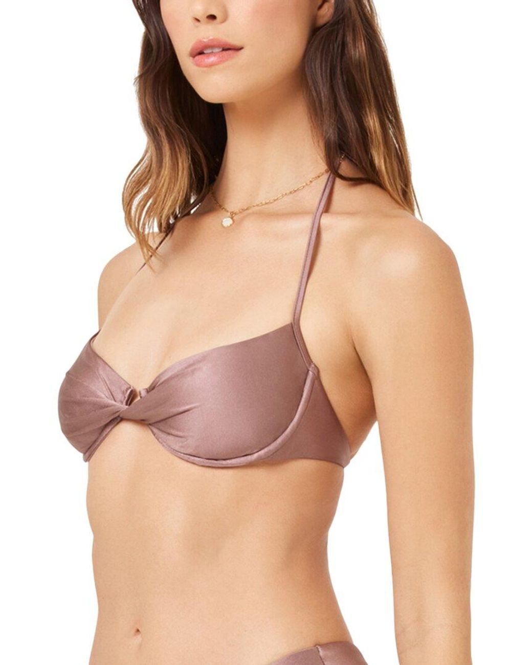 LSPACE Brown Toni Top