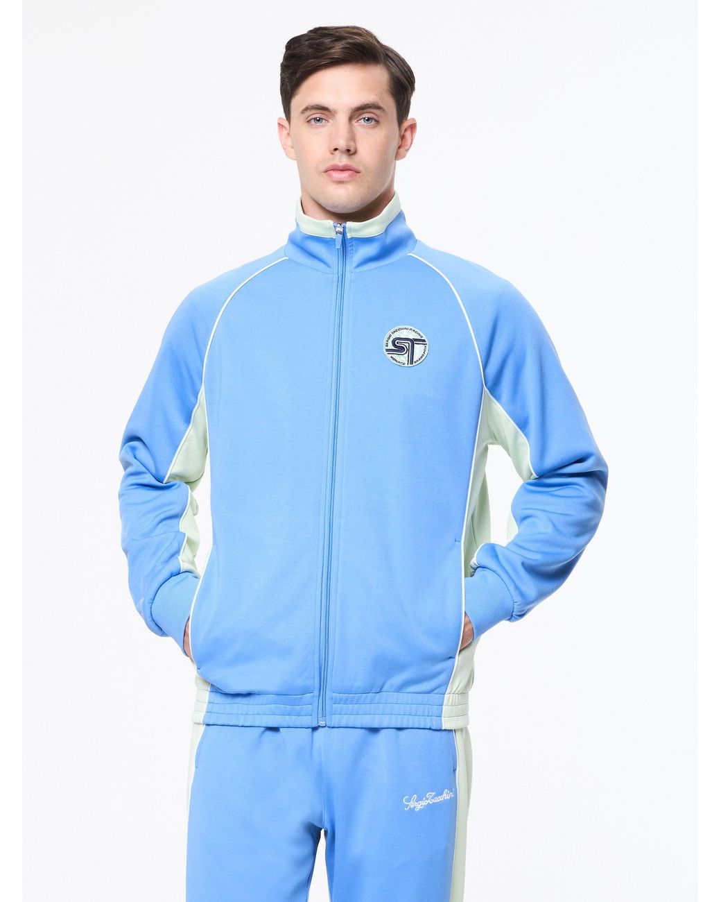 Sergio Tacchini Blue Corsa Track Jacket for men