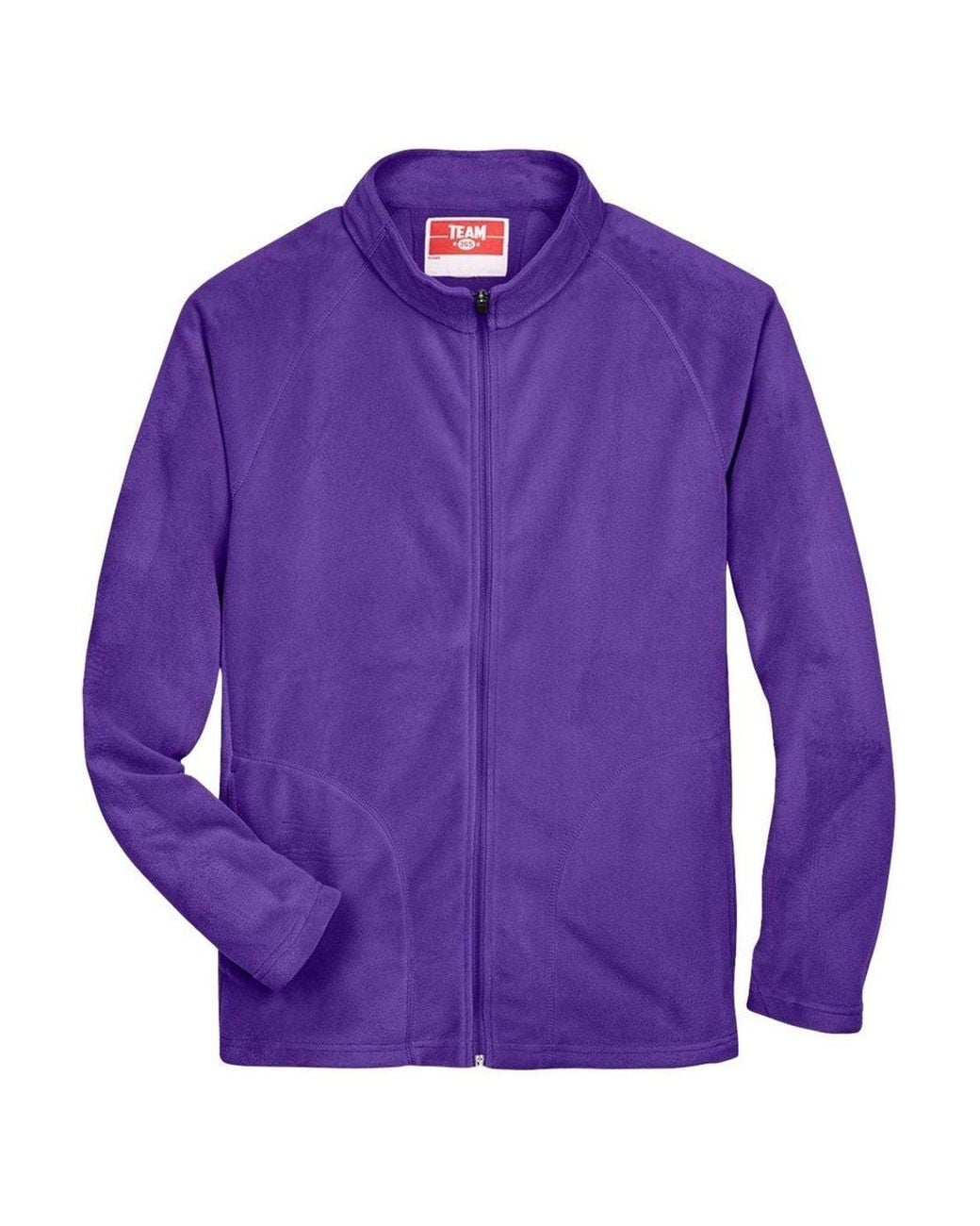 Team 365 Purple Campus Microfleece Jacket for men