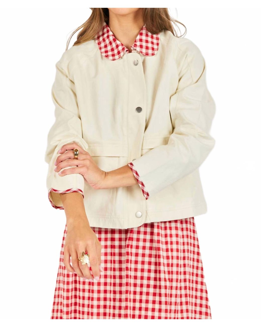 Sadie & Sage Gray Teacup Barn Jacket
