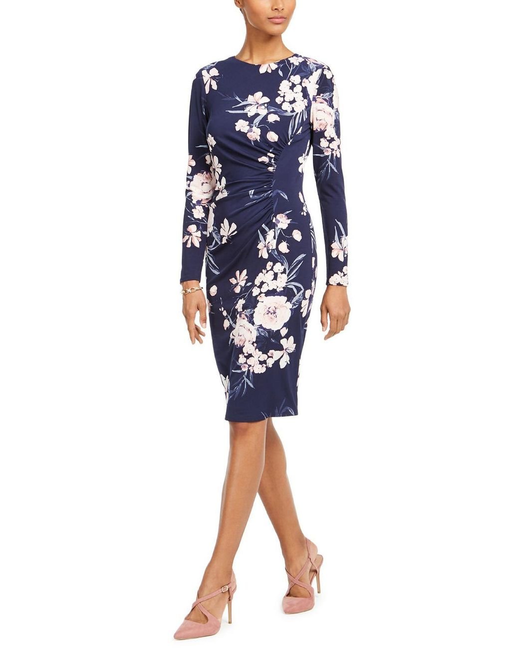 Harper rose bell top sleeve sheath dress