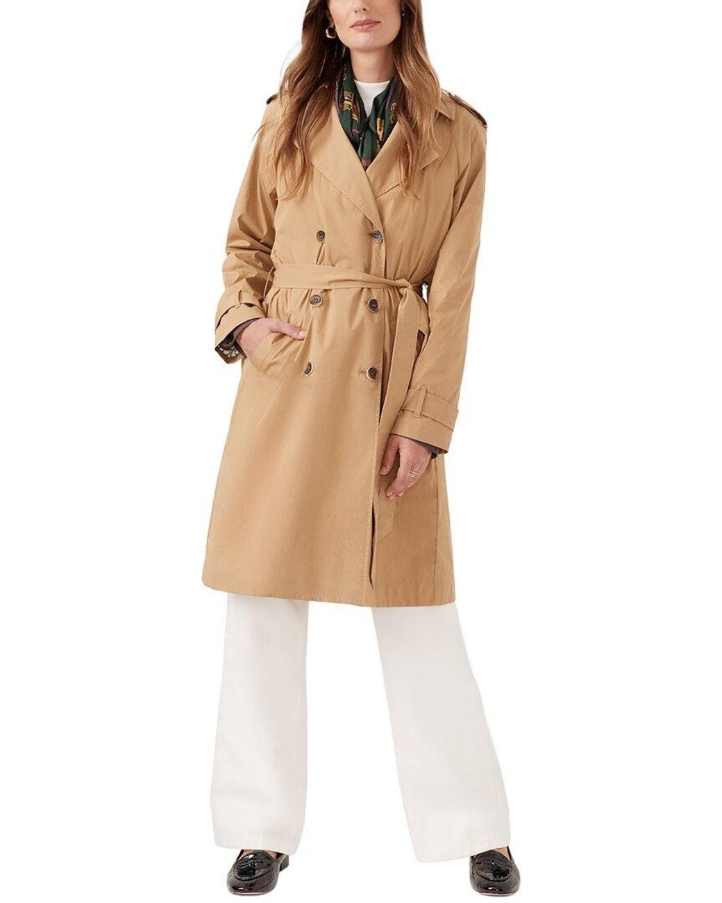 J.McLaughlin White Sierra Coat