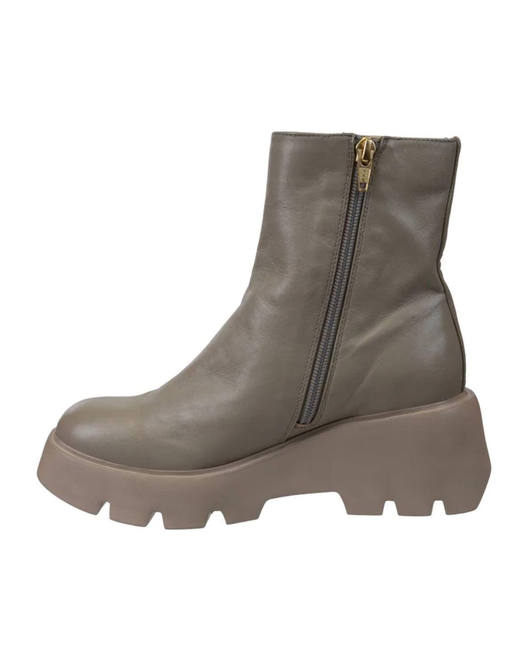 Boot Geet Naked Feet Xenus Platform Ankle Boot in Gray | Lyst