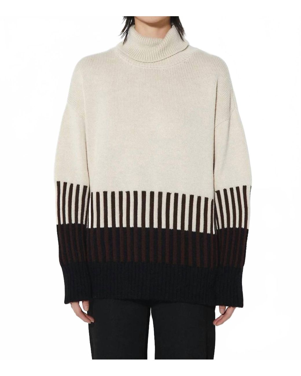 Rita Row White Cass Knit Sweater