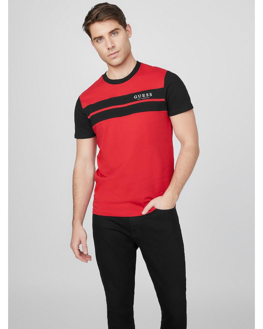 Guess colorful outlet tee