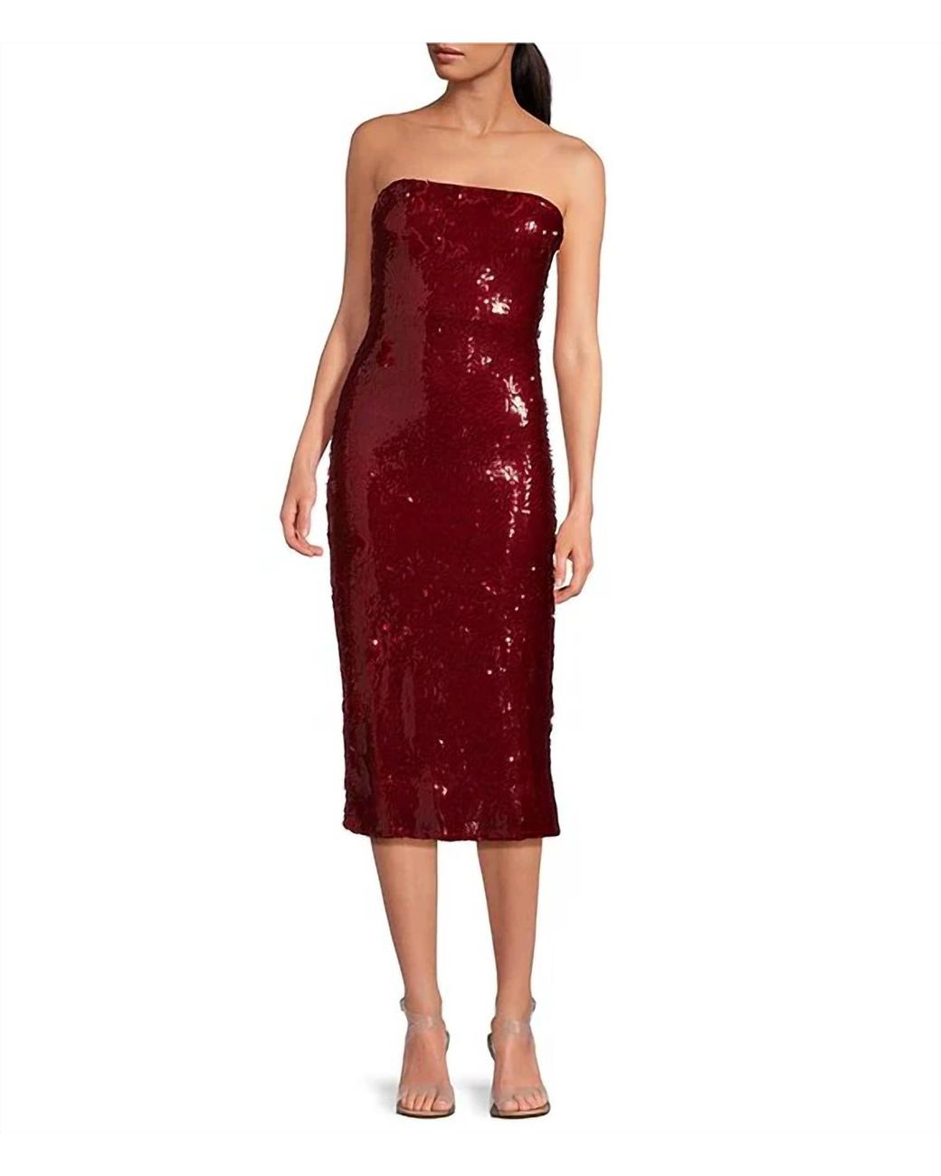 patbo bossa embroidered dress PatBO Bruma MIDI Dress main image 1