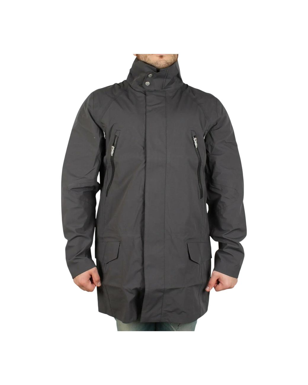 Spyder Gray Beacon Rain Jacket for men