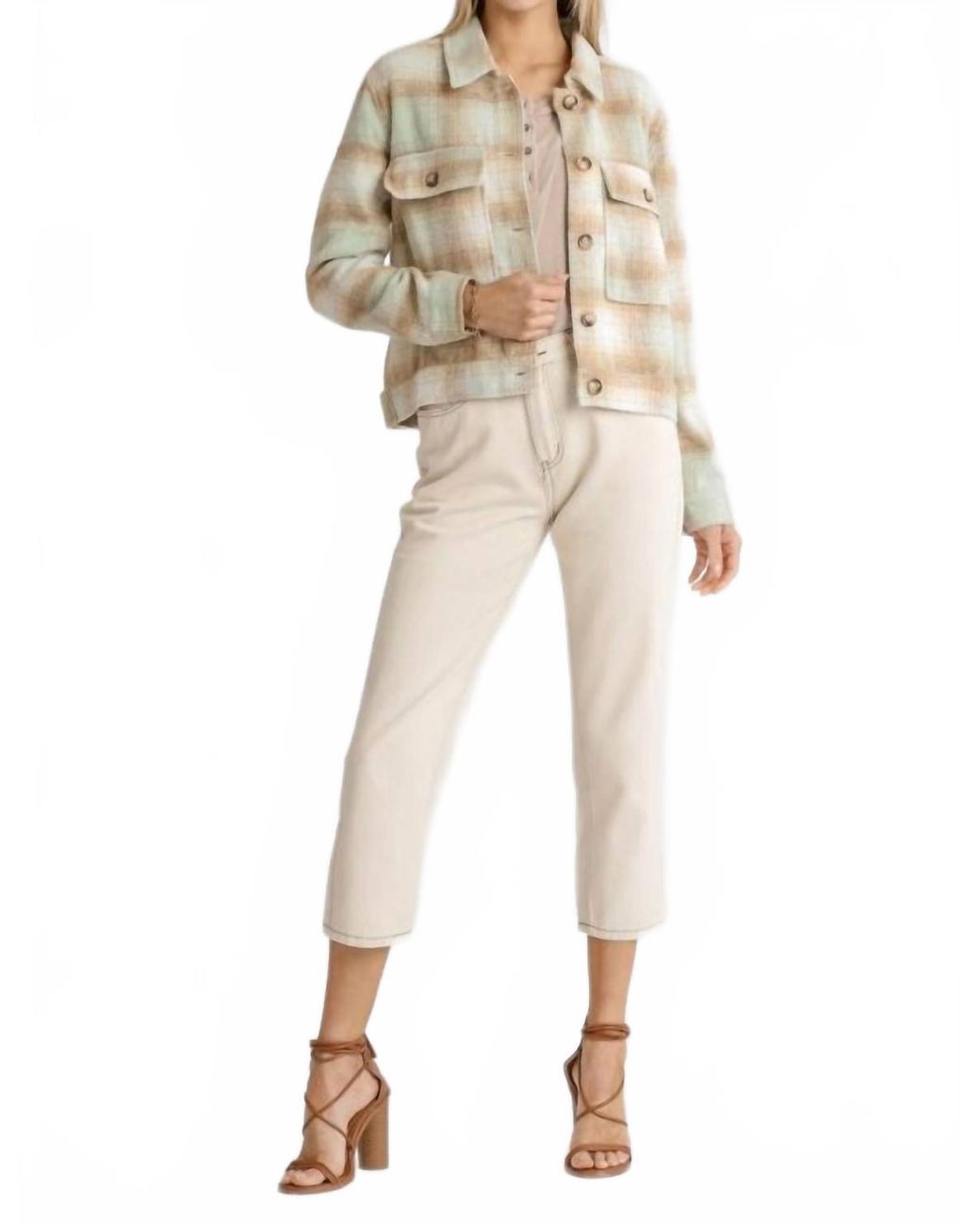 Umgee Natural Pretty Crop Jacket