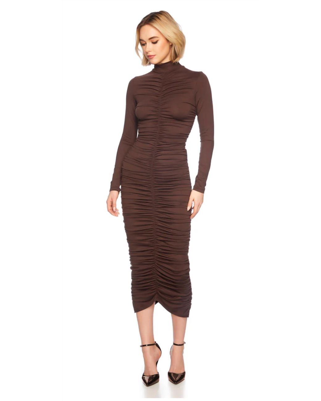 Susana Monaco Brown Piper Java Dress