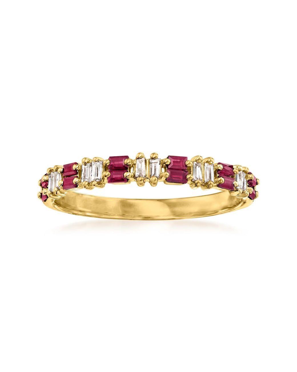RS Pure Red By Ross-Simons Ruby And Diamond Ring