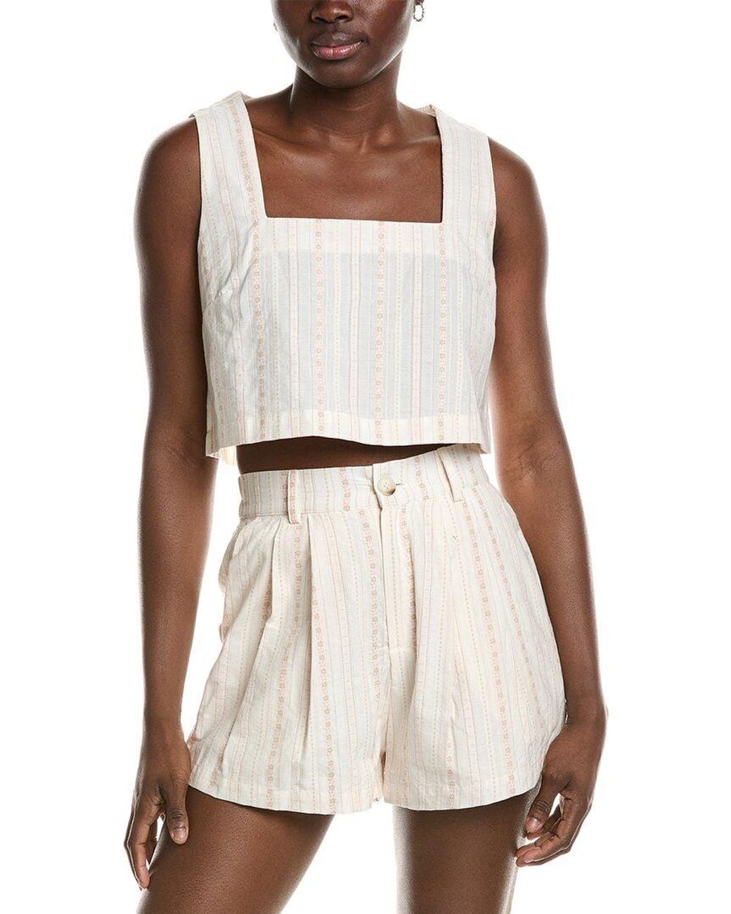 Brook + Lynn White Top