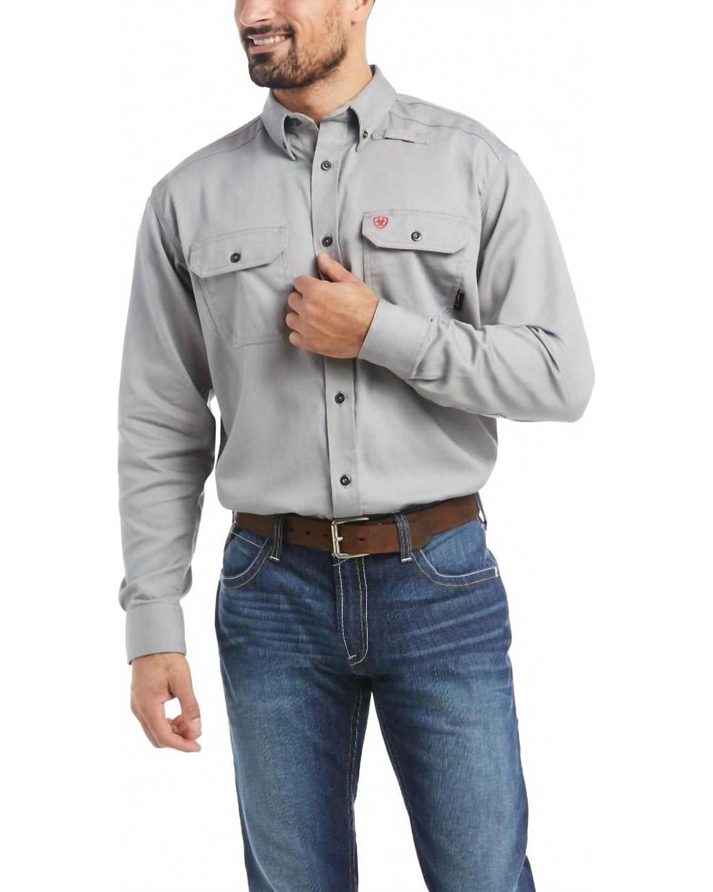 Ariat Blue Work Shirt for men