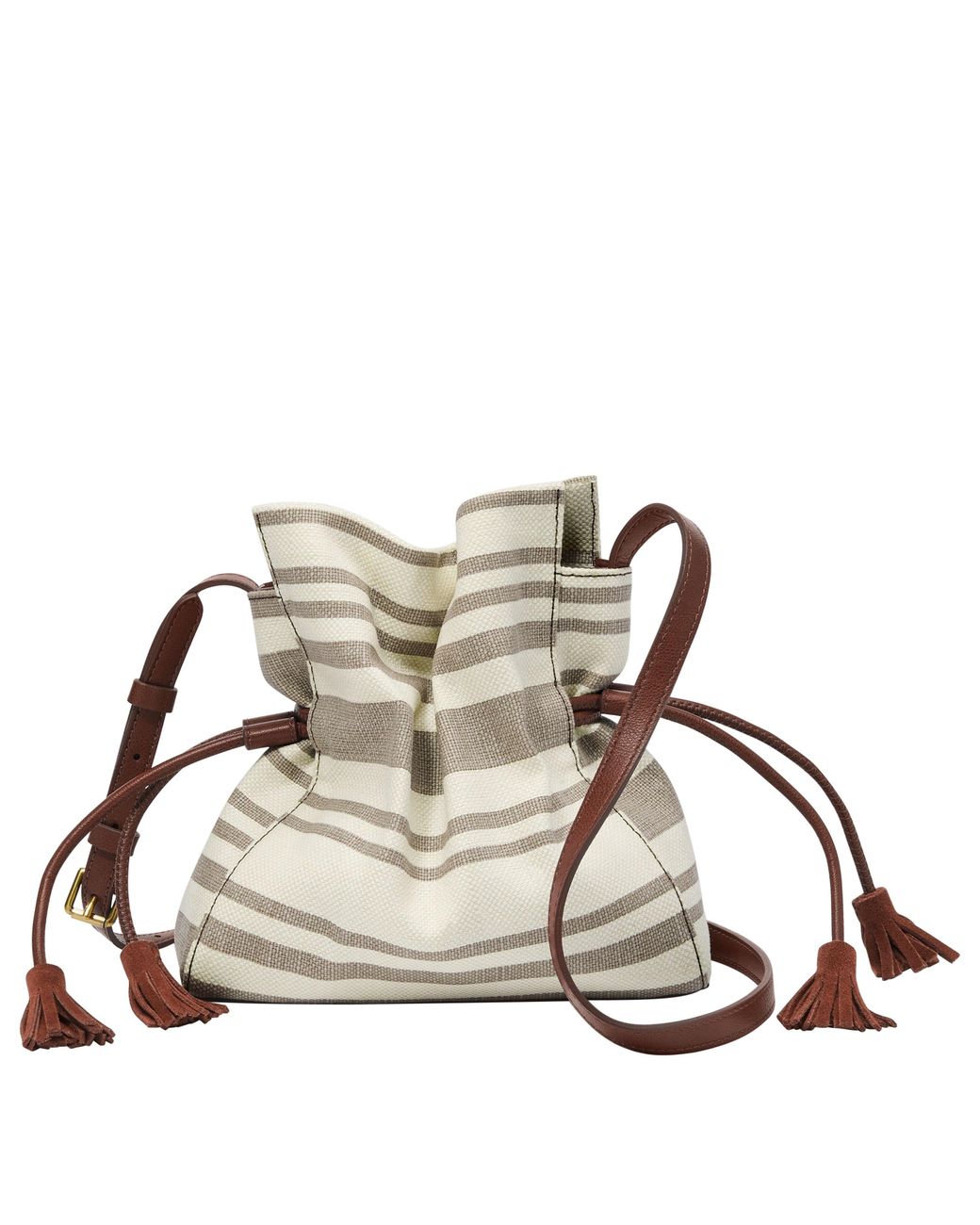 rayna drawstring crossbody fossil