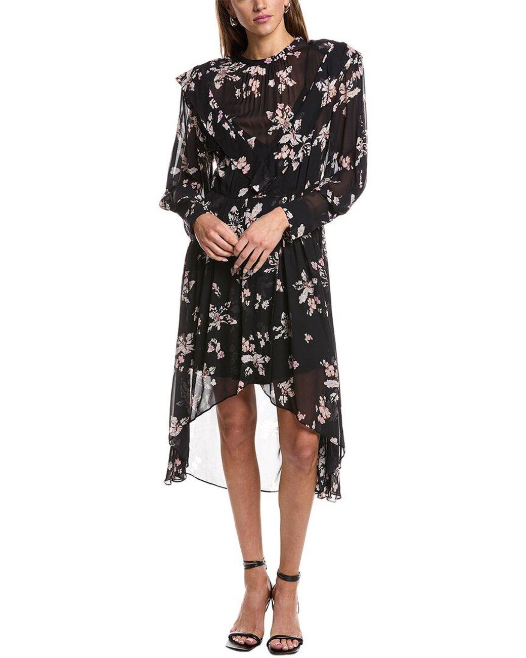 IRO Black Iliona Maxi Dress