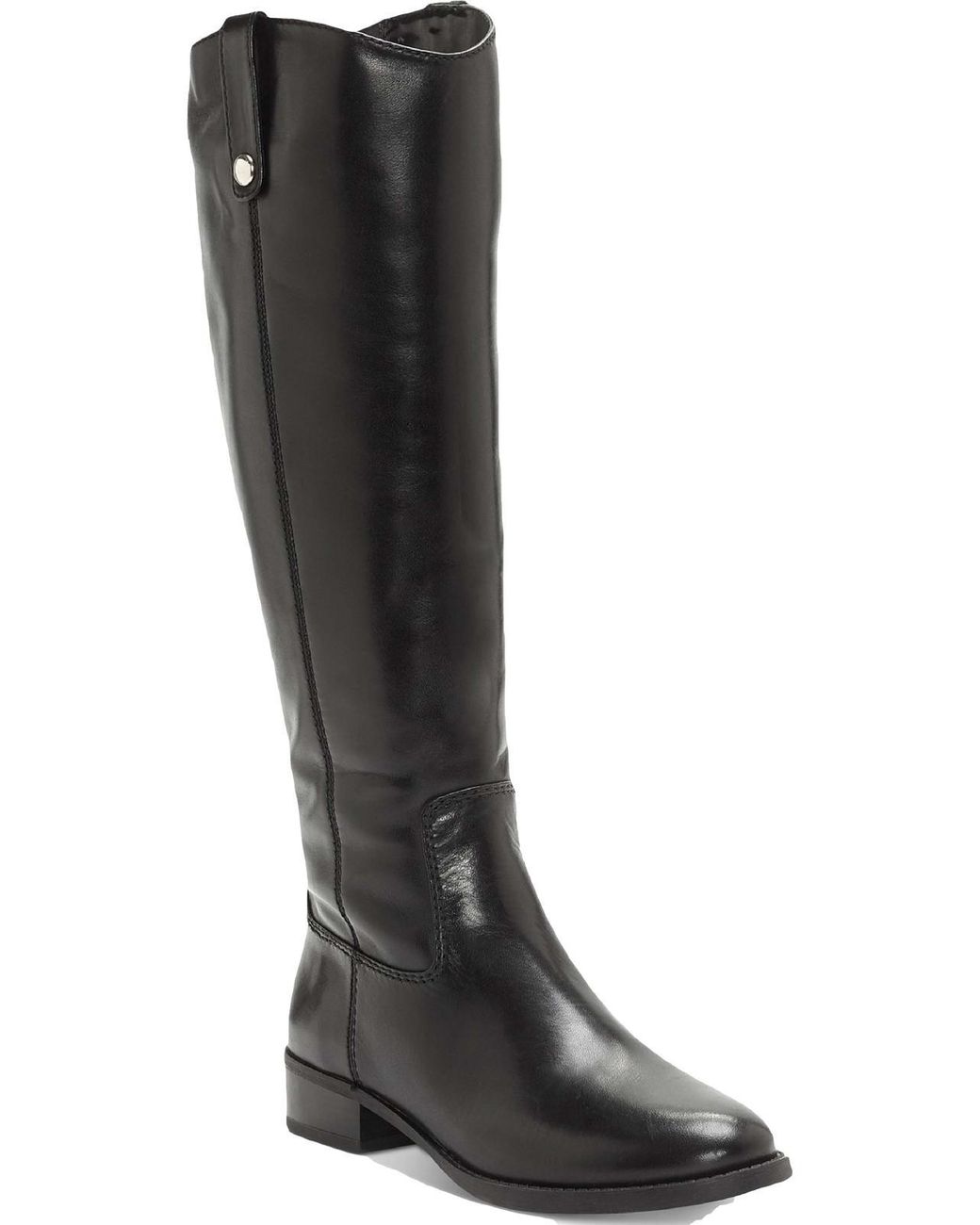 INC Fawne Leather Knee-high Riding Boots in Black | Lyst