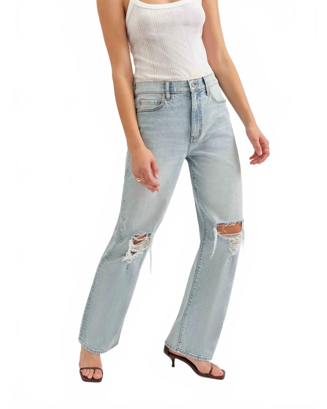 DAZE Blue 90's Slouch Jeans