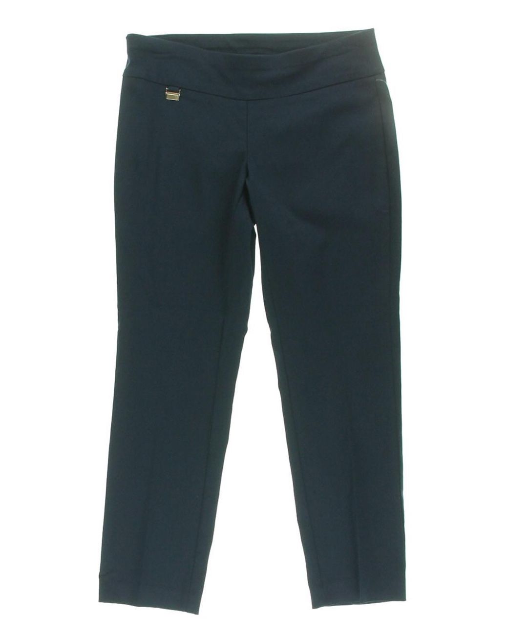 Alfani Petites Tummy Control Flat Front Skinny Pants in Blue Lyst