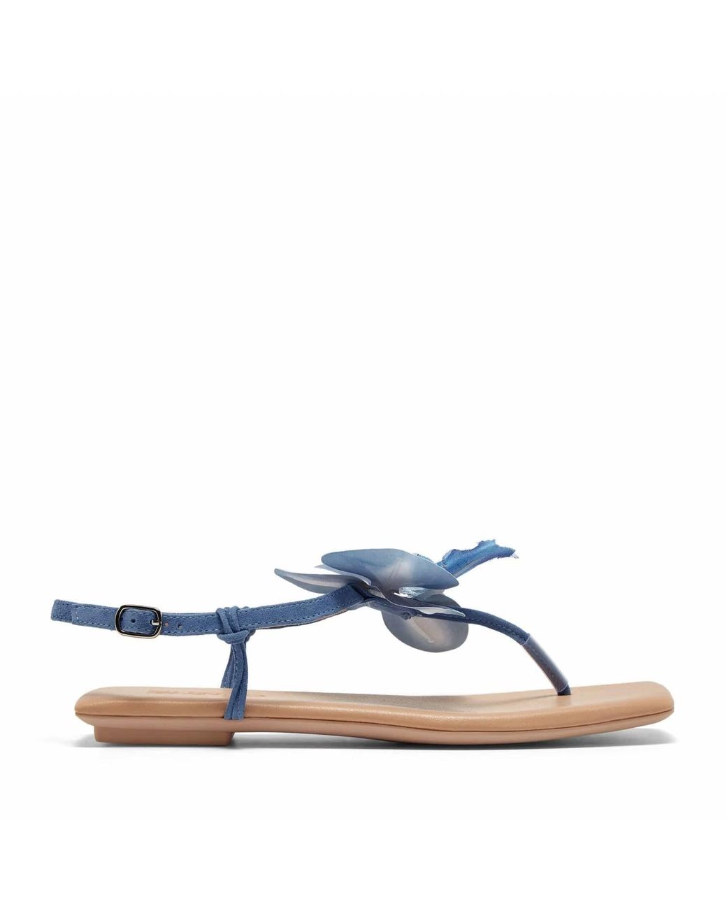Silent D Blue Emlyn Flats Sandals