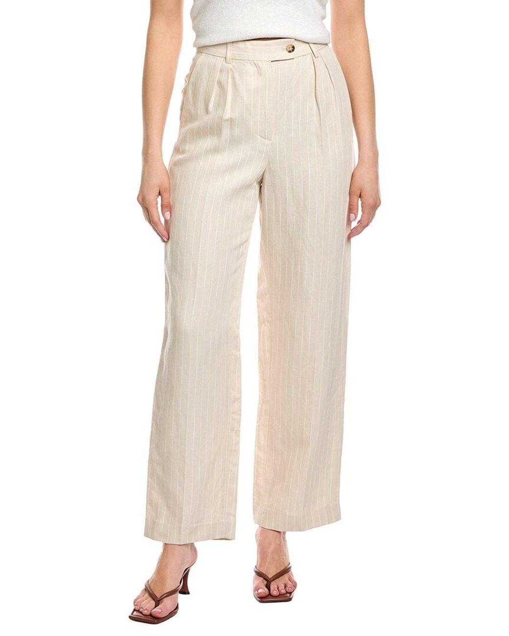 Ba&sh Natural Pantalon Peanut Trouser