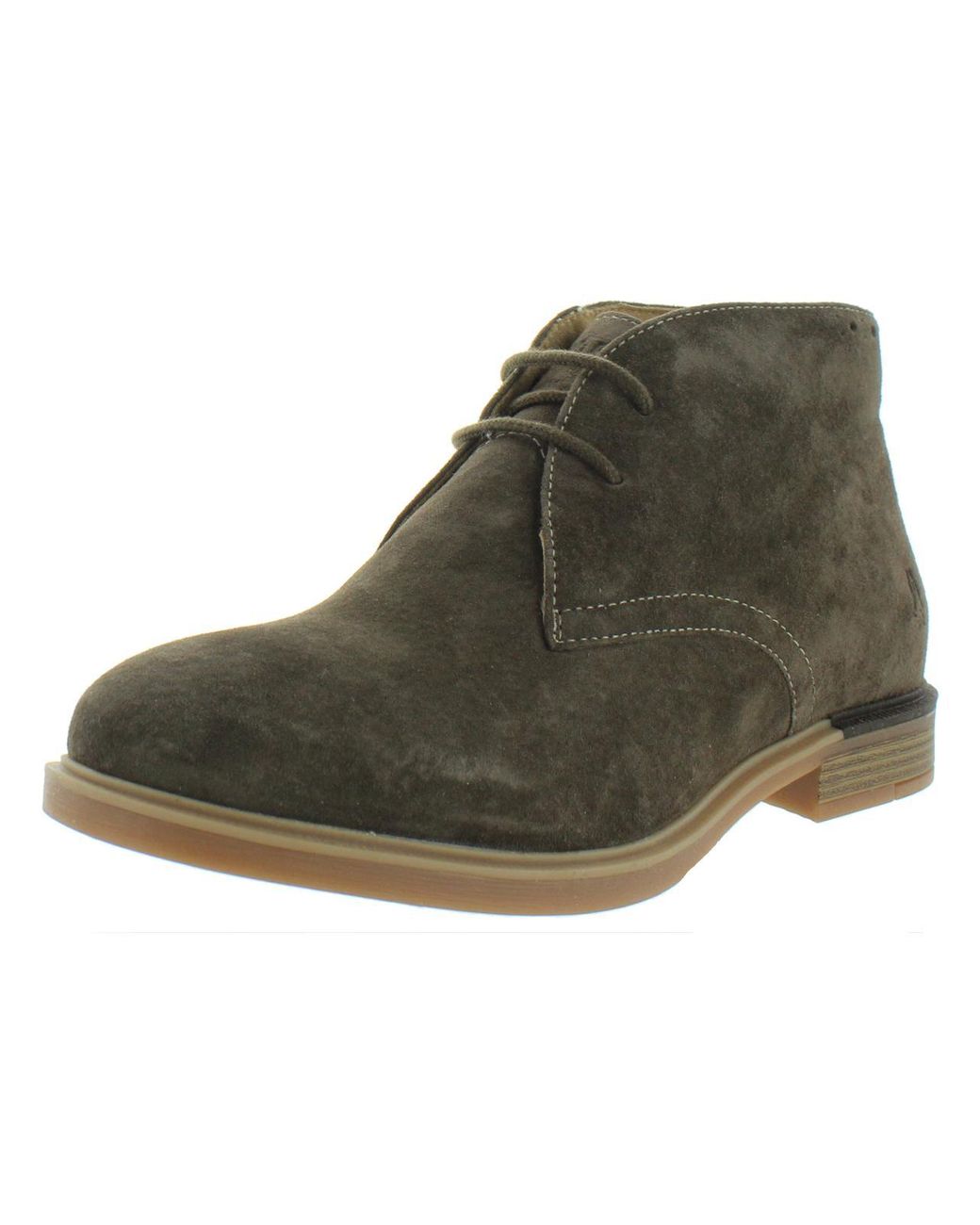 Hush Puppies Bailey Suede Lace Up Chukka Boots in Green Lyst