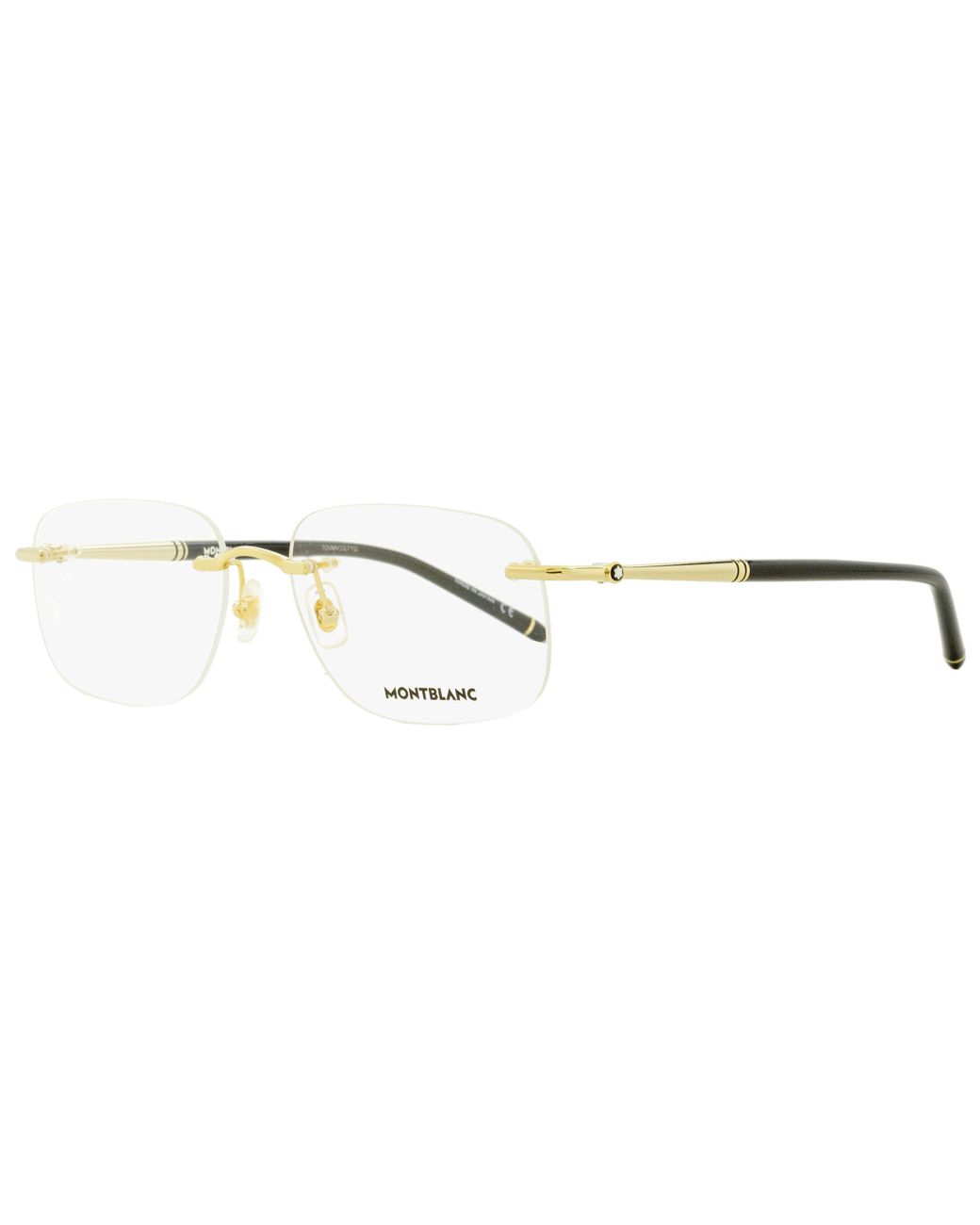 Montblanc hot sale rimless eyeglasses
