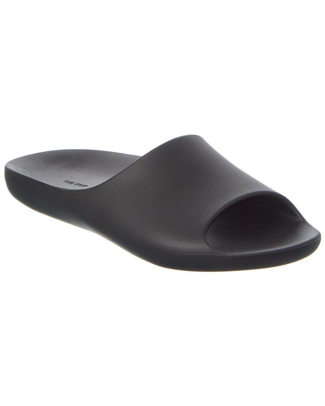 The Row Black Ama Rubber Slide