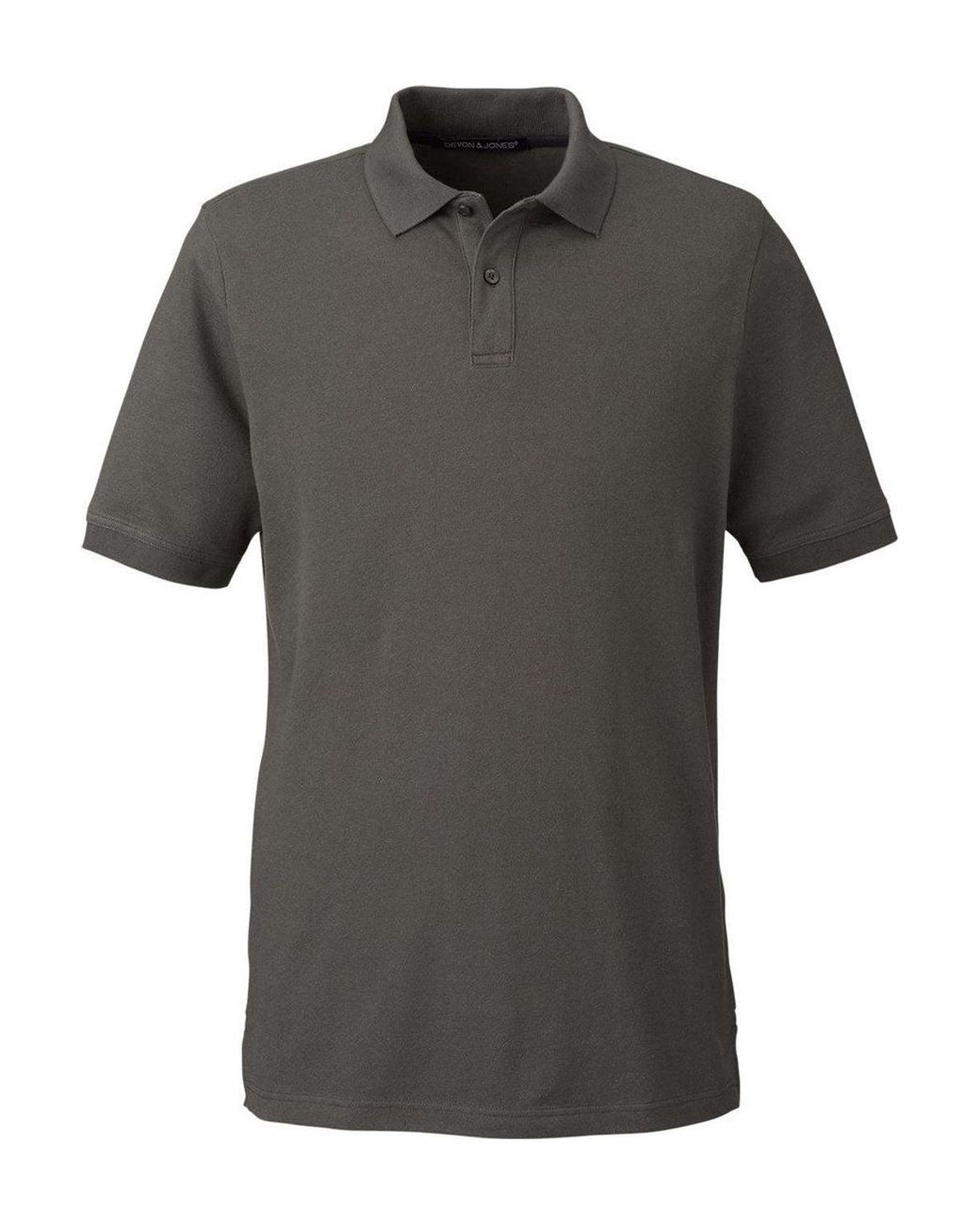 Devon & Jones Gray New Classics Performance Polo for men
