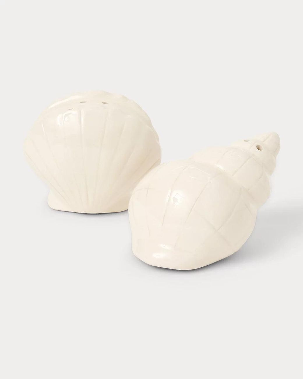 Lilly Pulitzer Natural Shell Ceramic Salt & Pepper Shakers
