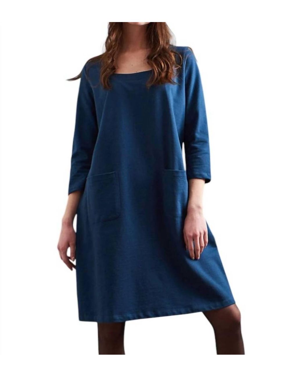 Mata Traders Blue Sylvan Shift Dress