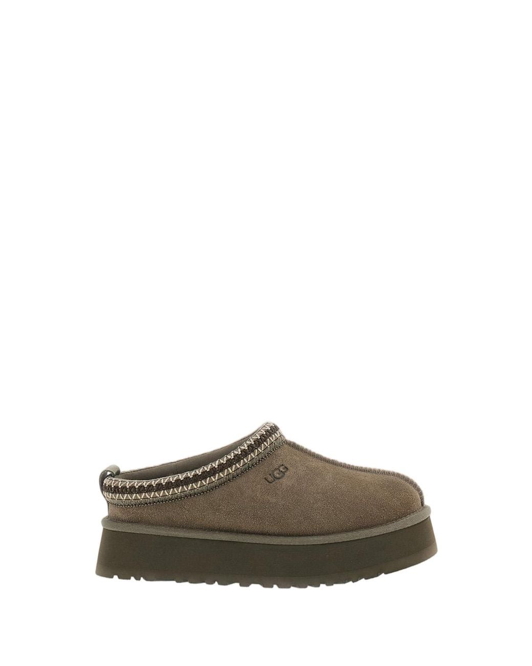 Ugg Gray Tazz Ii Suede Clogs