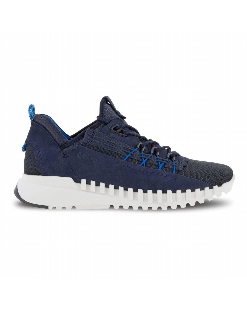 Ecco Blue Ziplex Shoes for men