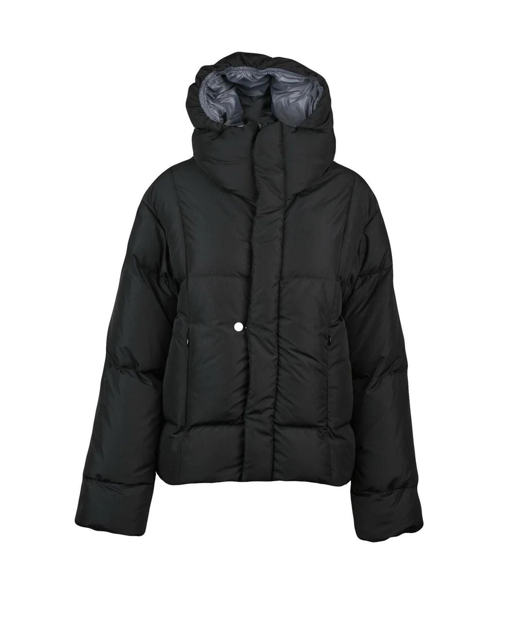 Bacon Black Polyester Oaks Down Jacket