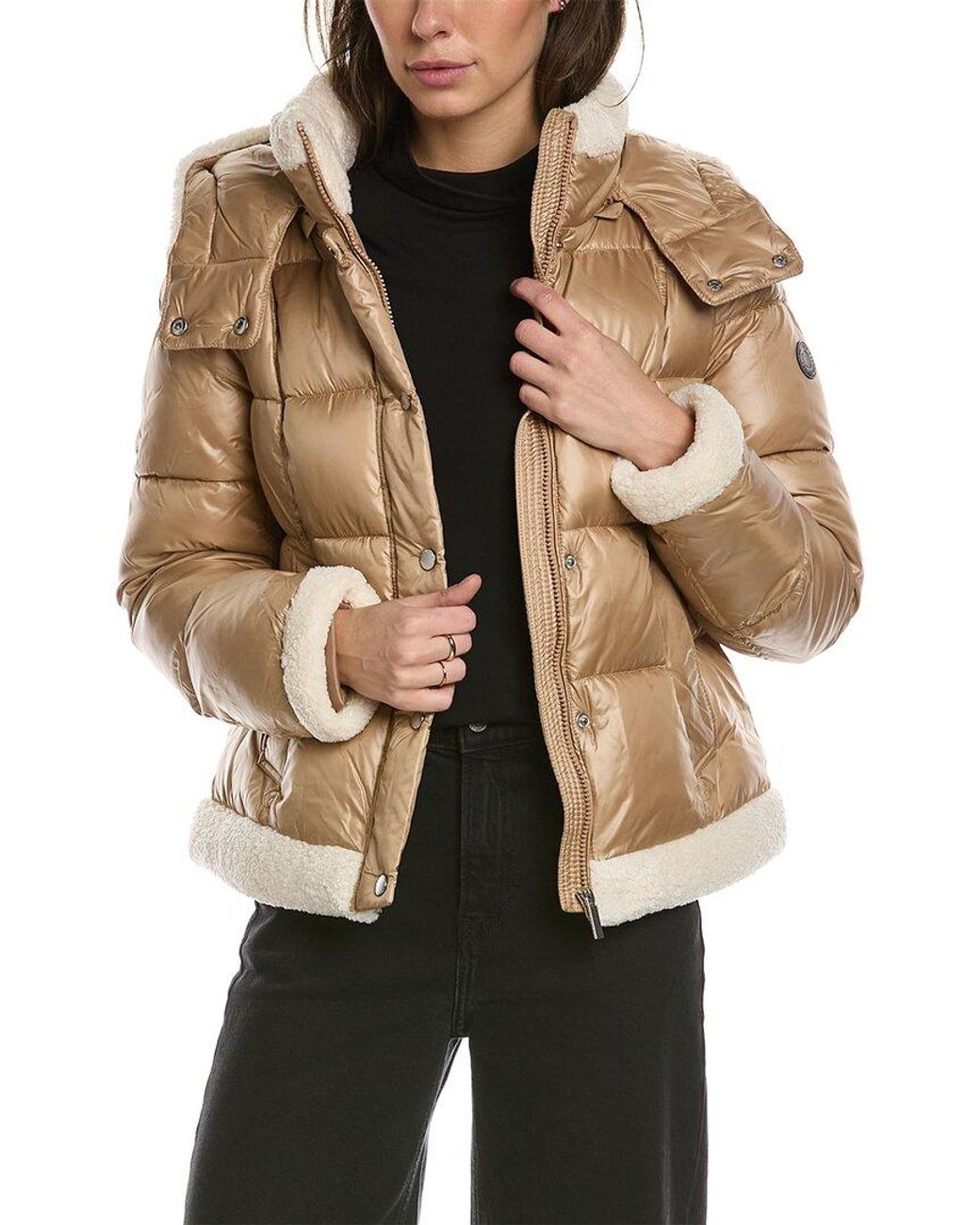 French connection top sherpa coat