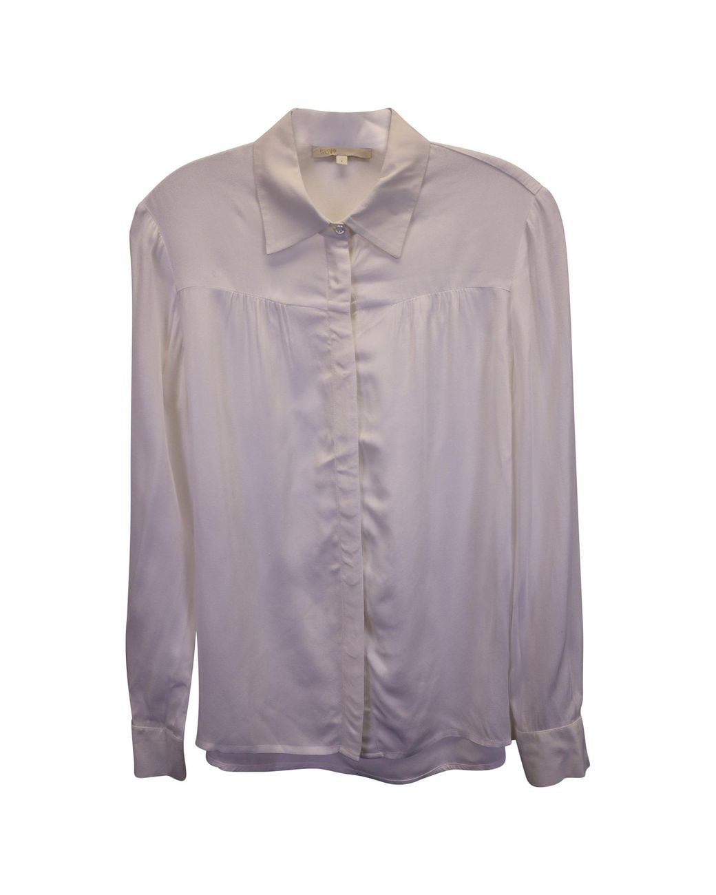 Maje Purple Button-Up Shirt