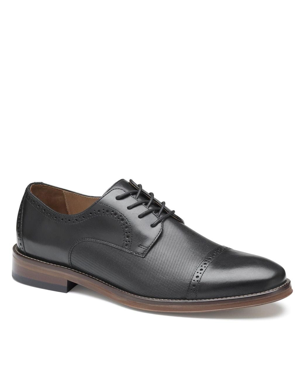 Johnston & Murphy Multicolor Sutton Embossed Cap Toe Shoe for men