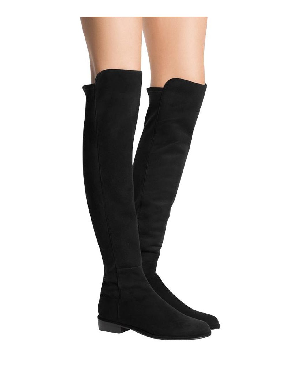Stuart weitzman shop black suede booties