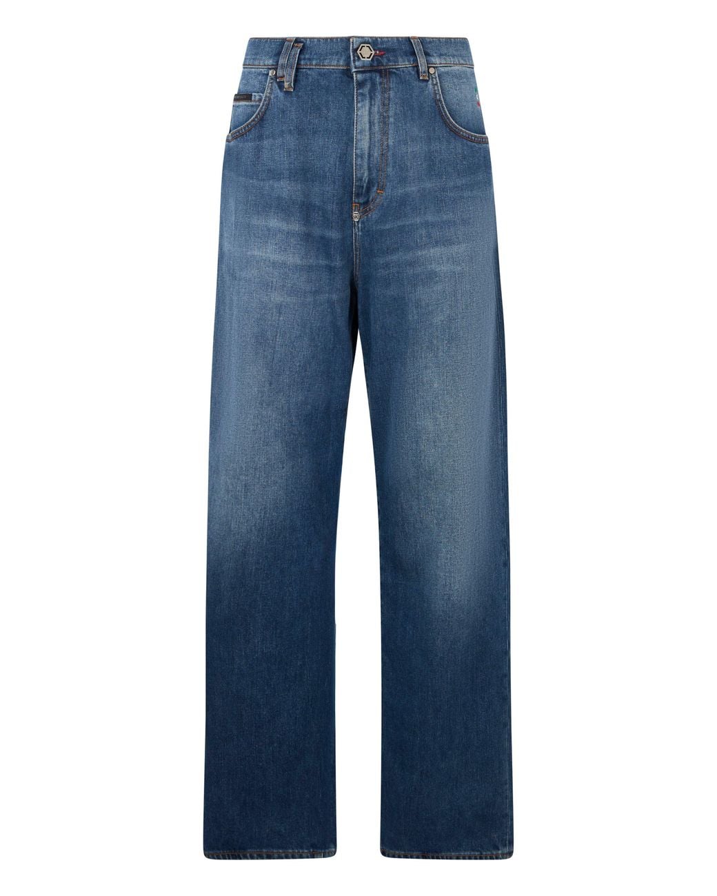 Philipp Plein Blue Beach Boy Fit Jeans Basic for men