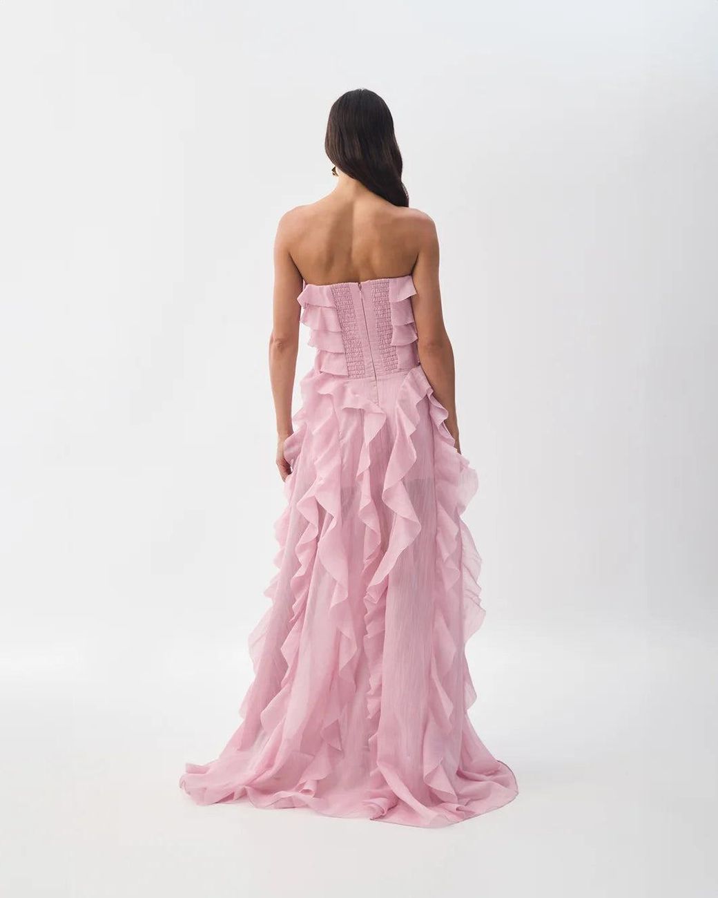 AJE ◆ Allairie Gown フリル マキシ ドレス チョーク ピンク AJE】チョークピンク☆フリルマキシドレスAllairie Gown
