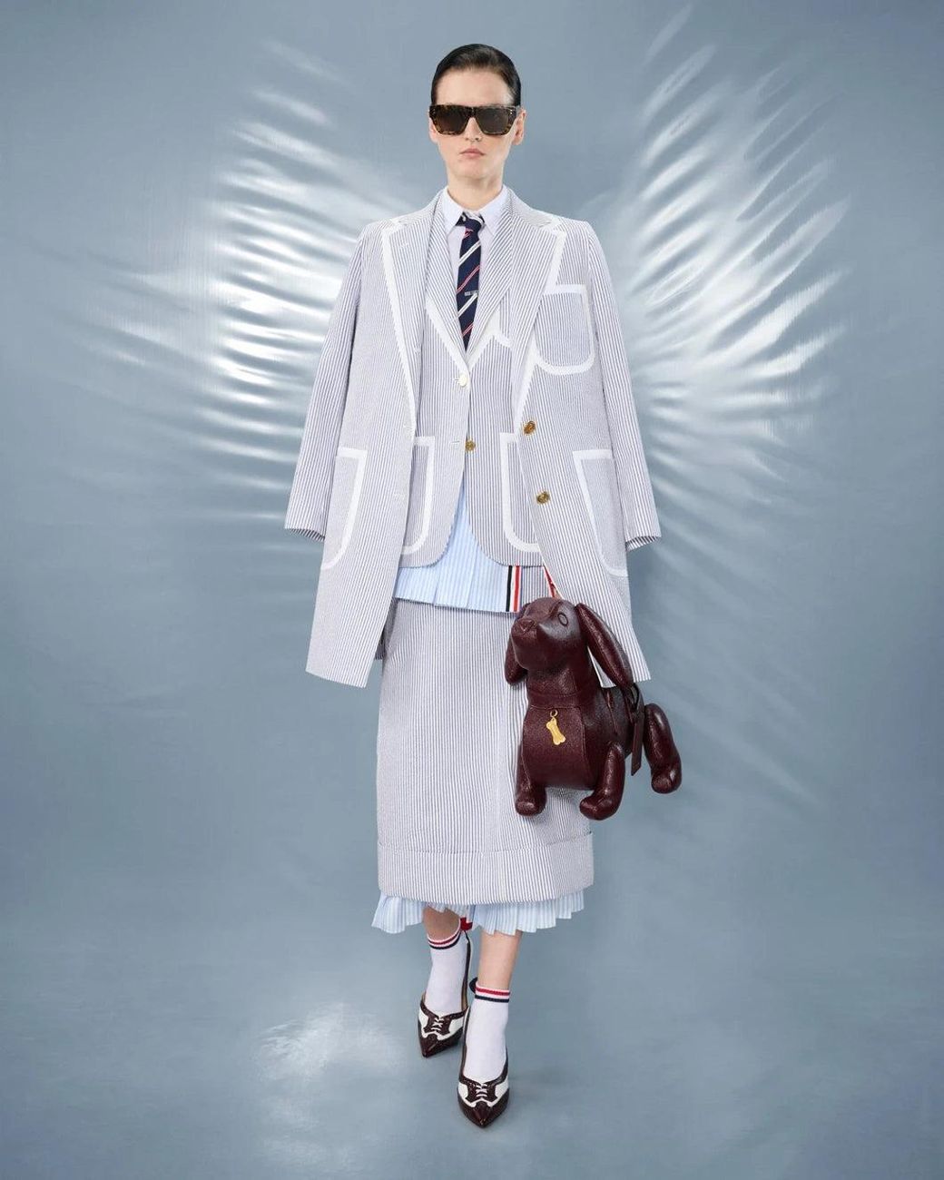 Thom Browne Blue Sack Patch Pocket Sportcoat