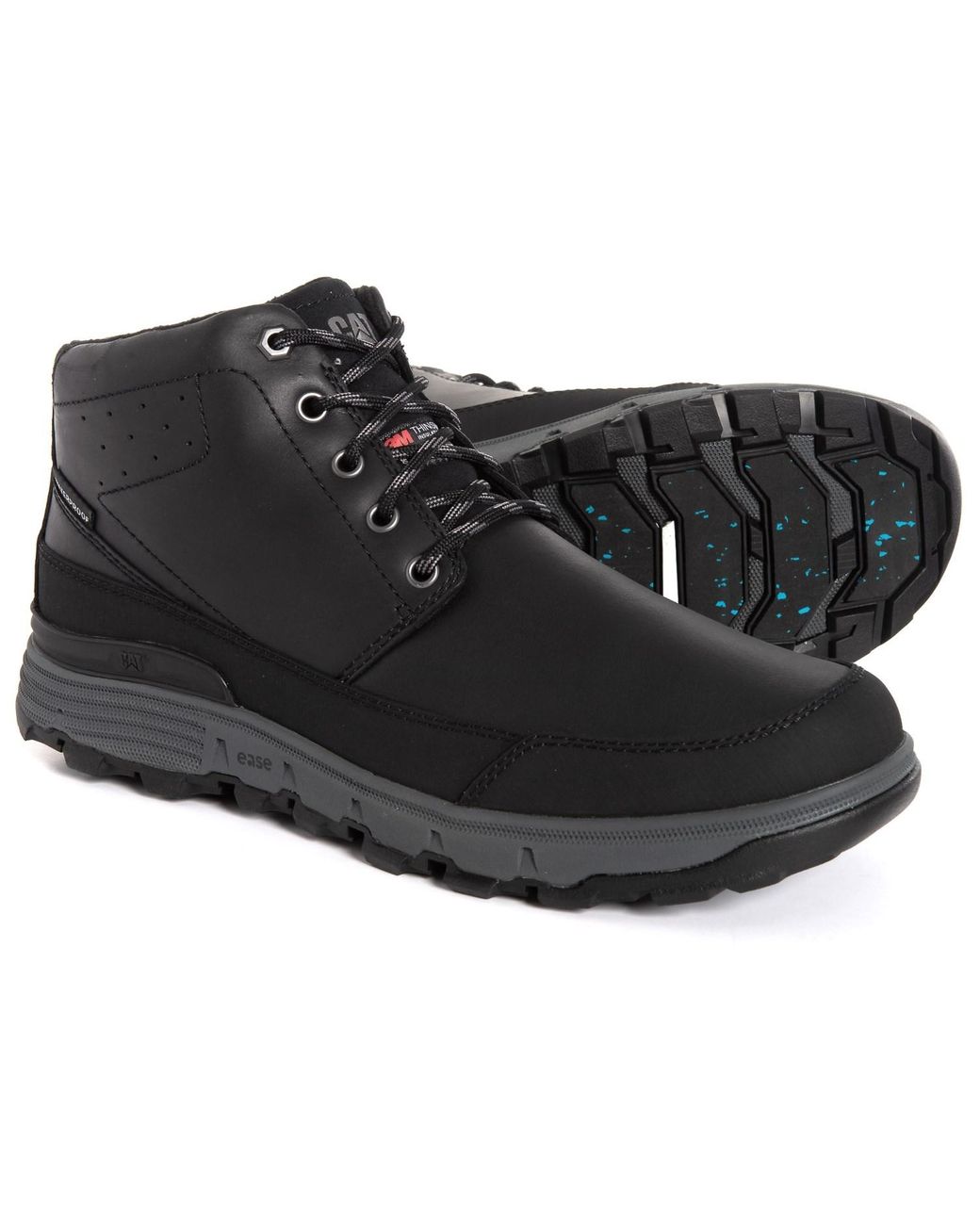 caterpillar men's drover ice  waterproof tx winter boot